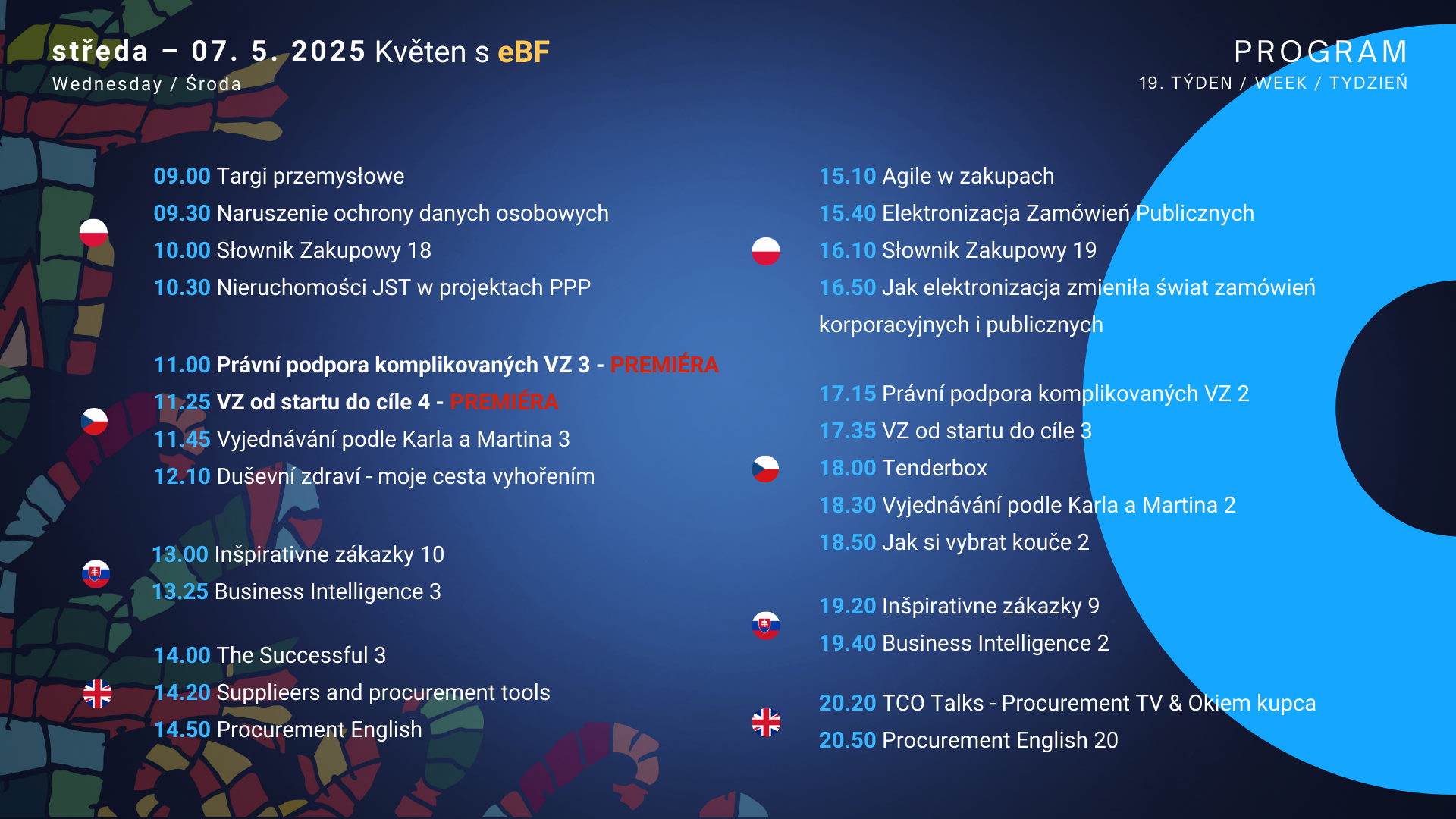 Středa program