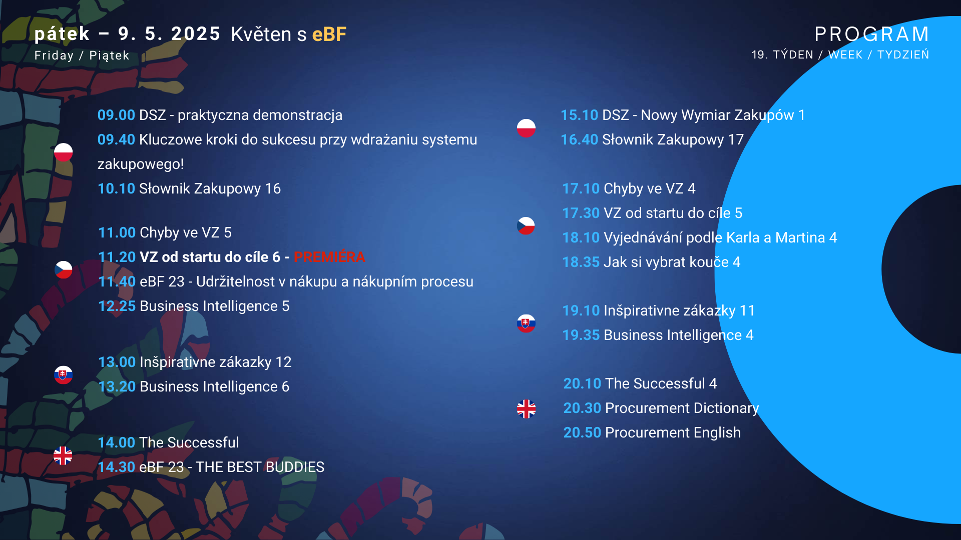 Pátek program