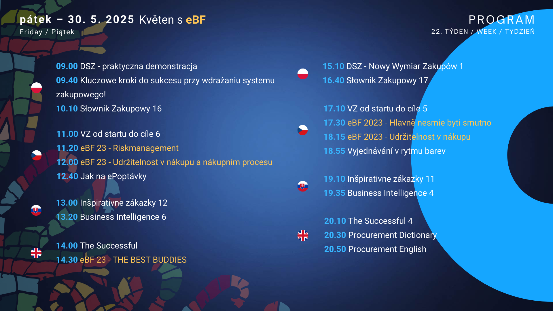 Pátek program